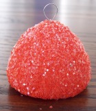 how to make gumdrop Christmas ornaments